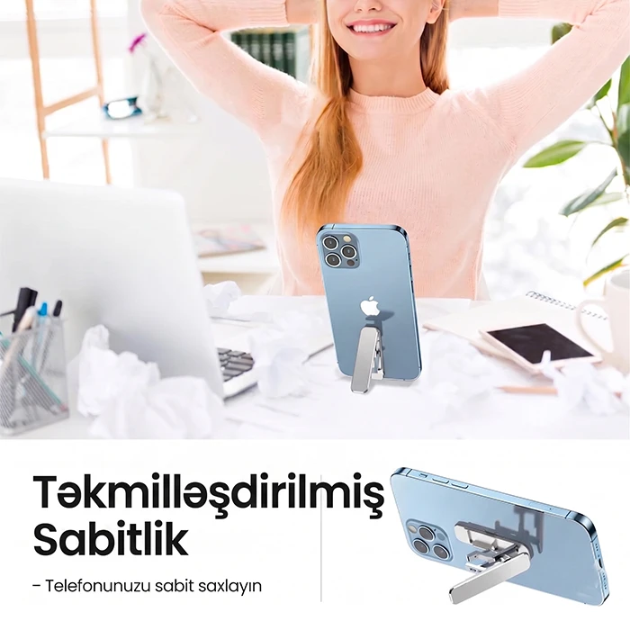 Paton Ultra-İncə Telefon Tutacağı: Görünməz və Super Rahat — Simsiz qulaqlıqlar, Bakı (2)