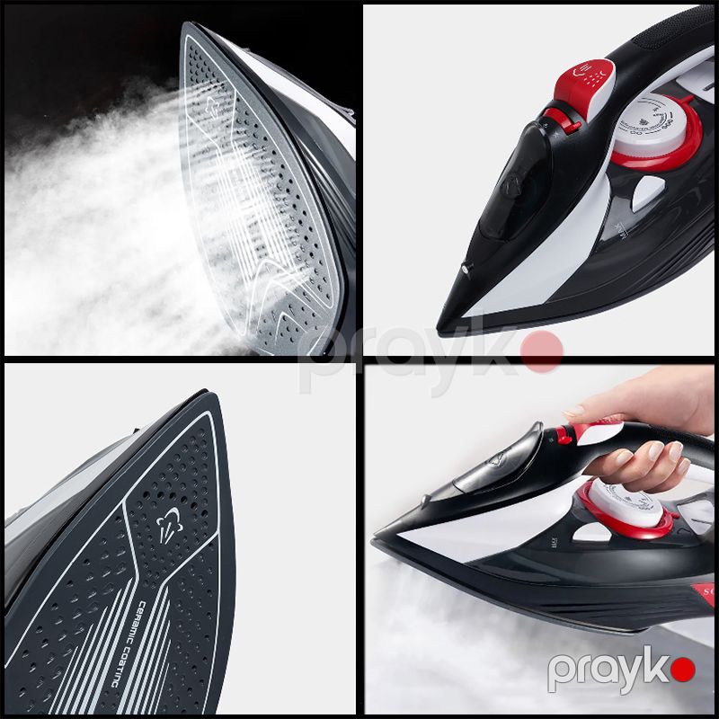 Yüksək Keyfiyyətli Sokany Buxarlı Ütü Sk-285 Anti-Calc Özünü Təmizləmə Sistemi Professional Buxarlı Ütü 350 Ml — Ev texnikası, Bakı (4)
