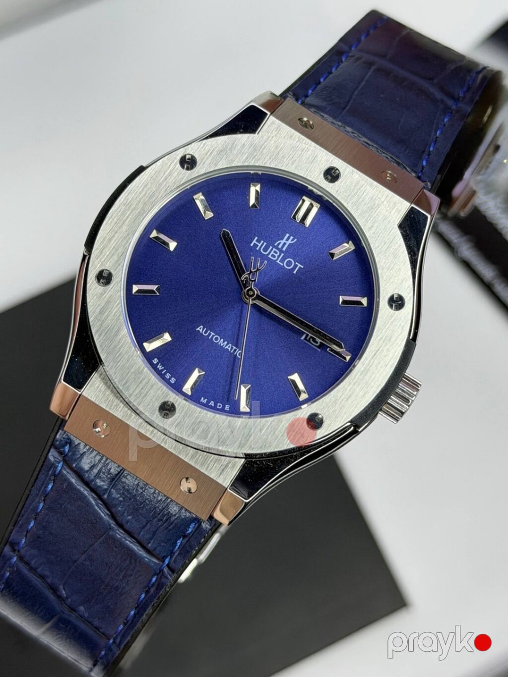 Hublot Classic Fusion Automatic – mavi siferblatlı, İsveçrə istehsalı — Qol saatları, Bakı (3)