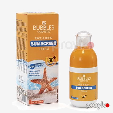 Bs Bubbles Cosmetic Günəş Ləkələrinə Qarşı Makyaj Altı Bazlı Güneş Qoruyucu Krem 30spf 100ml — Bakı