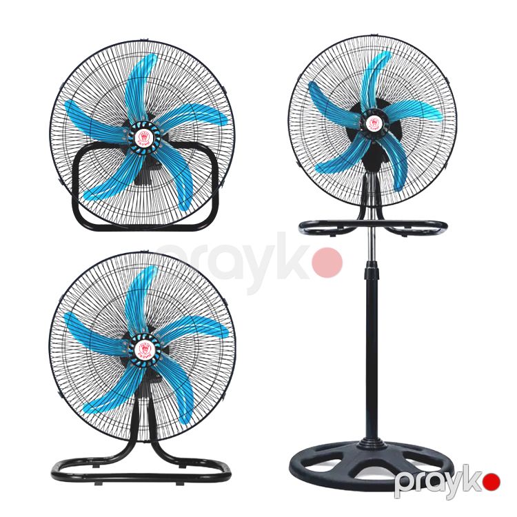 Yeni 3-ü 1-də Funksional Crown Ventilyator 60W Stend Ventilyator 5 Fərli Sərinkeş 3 Sürətli BSD 1836C — Ventilyatorlar, Bakı (3)