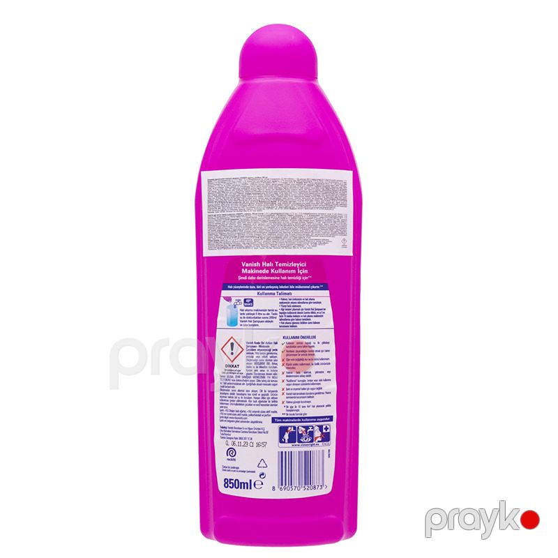 Ləkə Təmizləyici Xalça Təmizləyici Şampun 800ml Vanish Xalça Divan Şampunu Şampunu 0.800L — Mallar, Bakı (5)