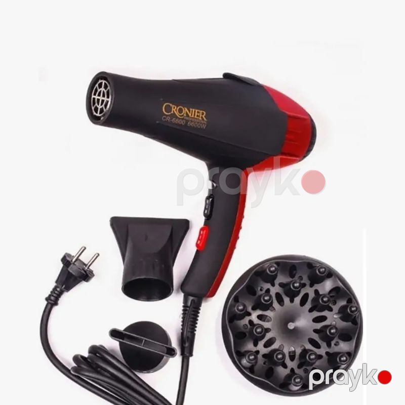Cronier CR-6600 Elektrikli Hava Feni Yüksək Keyfiyyətli Fen 2500W Gücündə — Fən, Bakı (4)