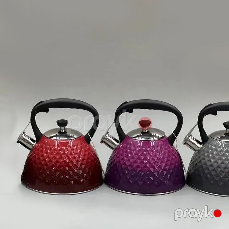 Çaydan Sonifer SF-2505 3l Bənövşəyi Rengli Polad Çaydan Sonifer Çaydanı Mor — Çaynikler və qəhvə qabları, Bakı (3)