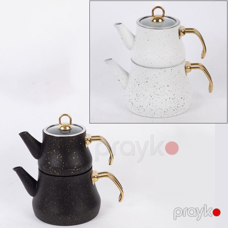 Çaydan Çaynik Dəsti Qranit Çaydan Tutumu 2.2 L Çaynik Tutumu 1.2 L Müxtəlif rengli çaydan — Çaynikler və qəhvə qabları, Bakı (3)