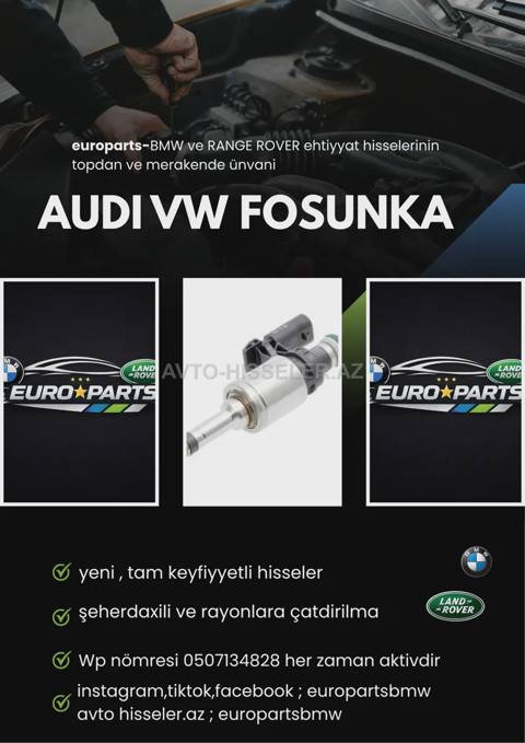 Audi VW Forsunka — Bakı