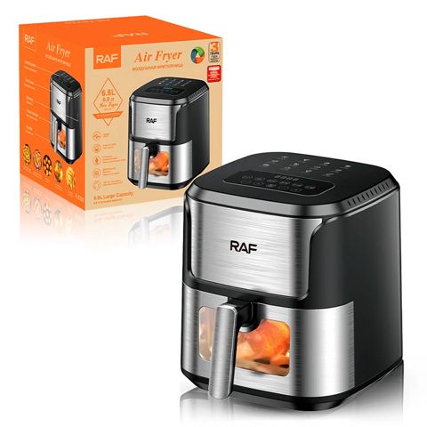 RAF R.5328 Airfryer Elektrikli Qızardıcı Hava Fritöz Tutumu 6,8L — Bakı