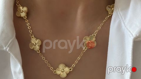 Qadın boyunbağı 9E41045, paslanmayan polad — Bakı