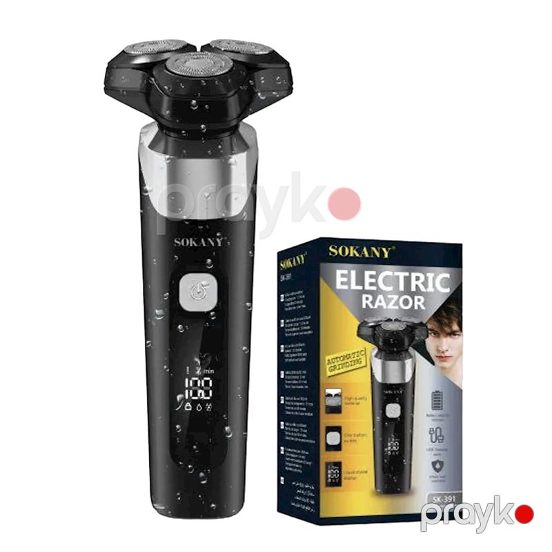 Sokany SK-391 Elektrikli Trimmer Kişi Təraş Maşını Saç Saqqal Təraş Maşını Trimmer — Usturalar, trimmerler və epilyatorlar, Bakı (4)