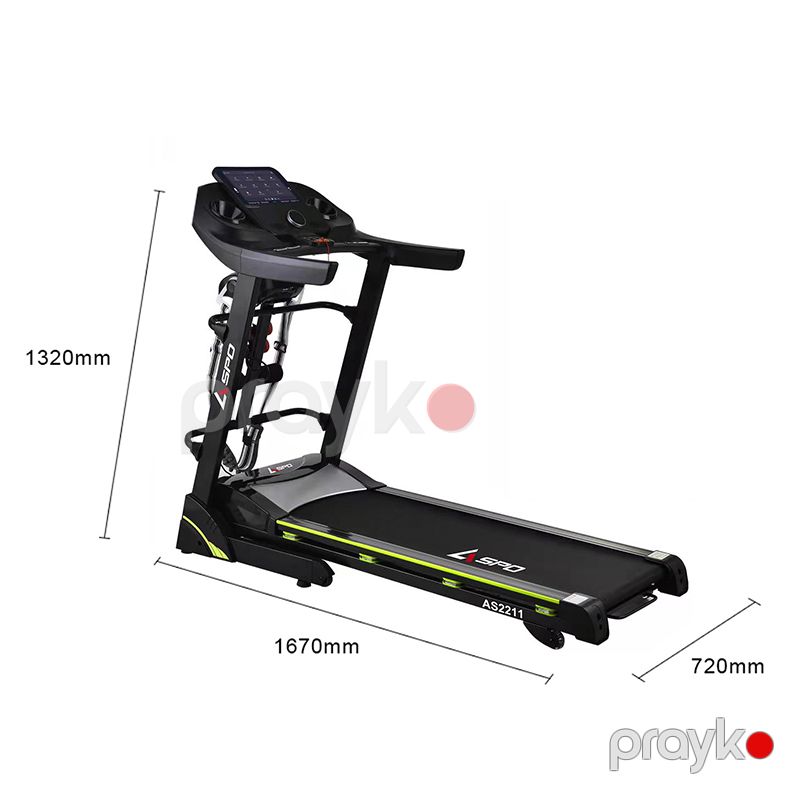 Sensor Ekranlı Aspo AS-2211 Qaçış Aparatı Dağ Rejimli Qatlana Bilən Masajorlu Trenajor 120kq — Fitness və simulyatorlar, Bakı (3)