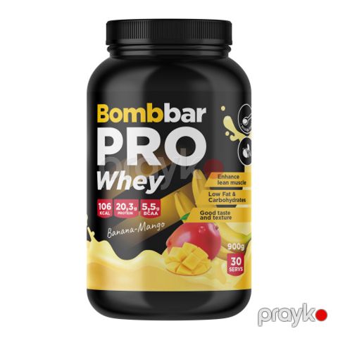 Protein Bombbar Pro Whey Banana-Mango, 900 qr — Bakı
