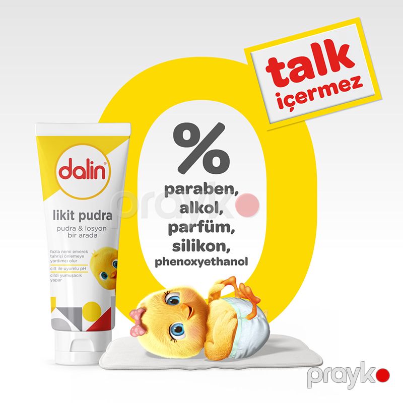 Dalin Cildin Pürüzsüzleşmesini Sağlayan Nemlendirici Likit Pudra 100 ml GHair 896 Körpələr Üçün Dalin Litikt Pudra — Gözəllik və səhiyyə, Bakı (4)