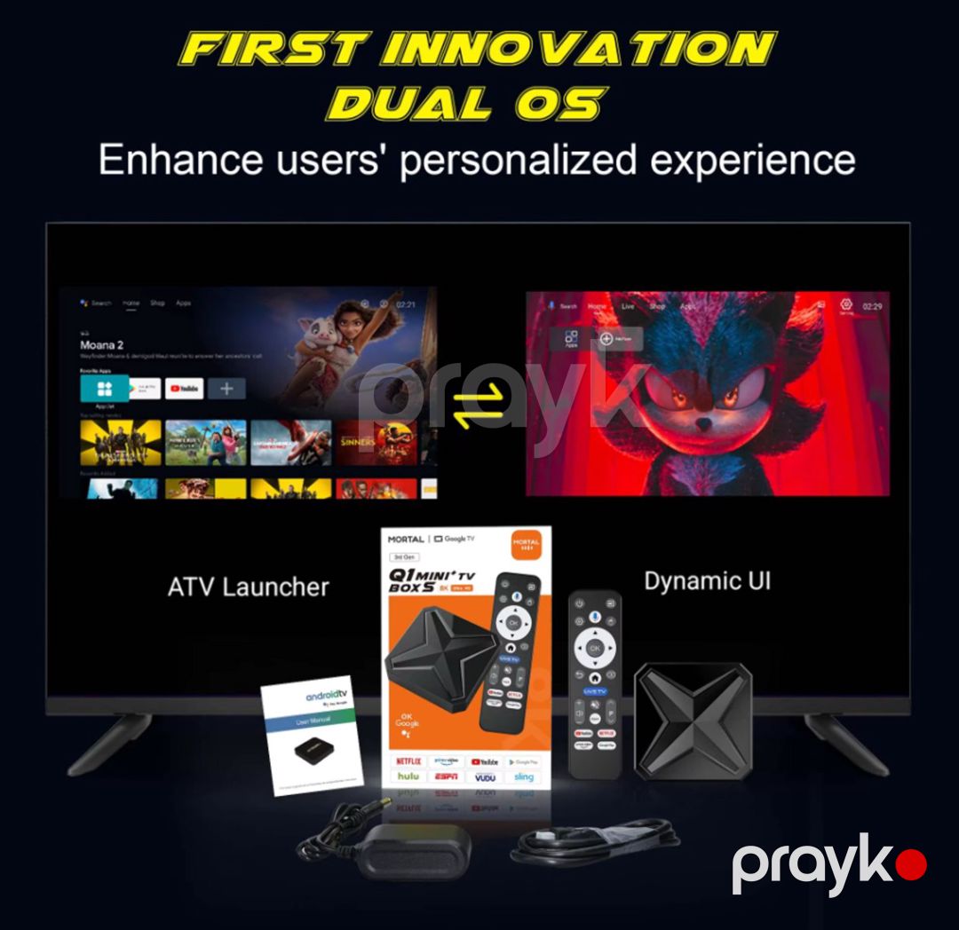 Smart TV Box Q1MINI 128GB/8GB 2026 — TV və Video, Bakı (3)