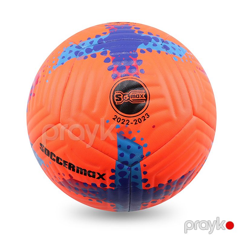 Soccermax Slim Pitch Futbol Topu Pakistan İstehsalı Original Soccermax Futbol Topu Narıncı Rengli 5 Nömrə Futbol Topu — İdman, hobi, istirahət, Bakı (2)