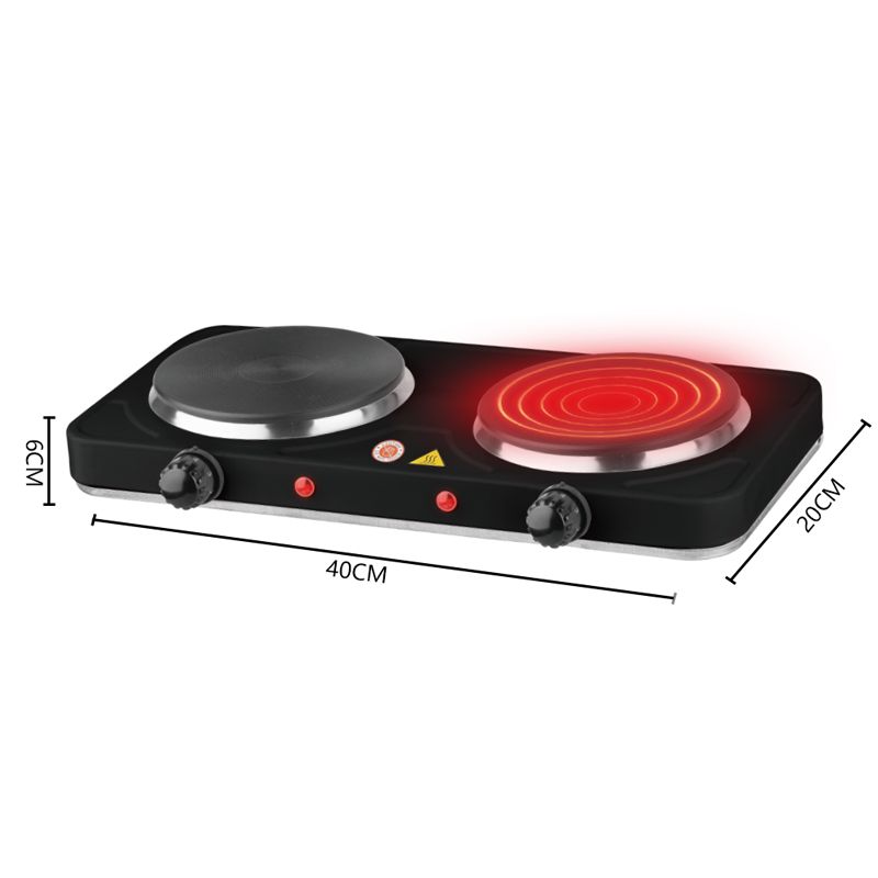 RAF R.8020AB yüksək güclü ikiqat elektrikli soba plitəsi mətbəx elektrikli qızdırıcı plitəsi elektrikli soba — Plitələr, Bakı (4)