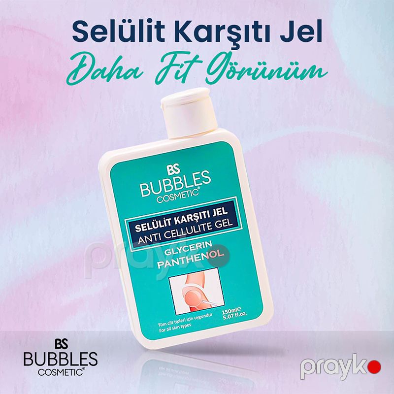 Bs Bubbles Cosmetik Serisindən Dəri Sıxlaşdırıcı Selülit və Çartlaqları Aradan Qaldıran Gel 150ml Selulitə Qarşı krem — Gözəllik və səhiyyə, Bakı (2)