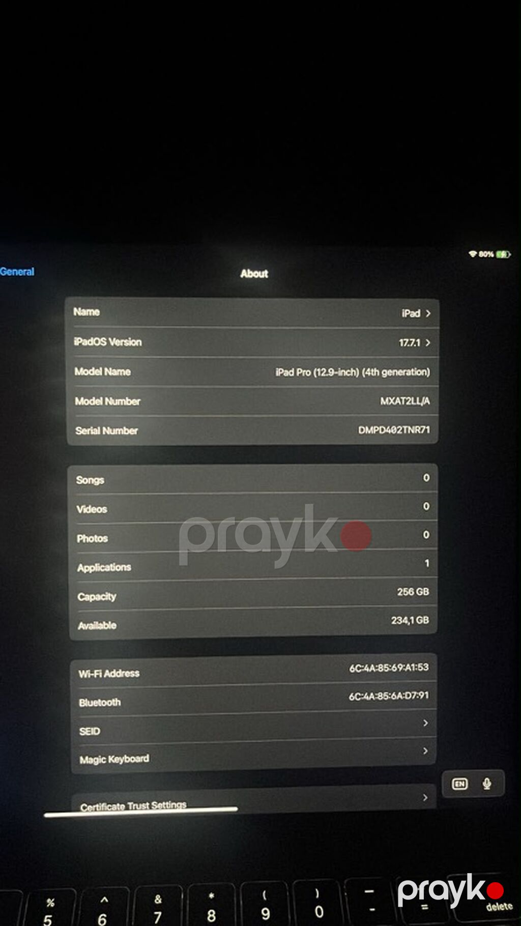 İşlənmiş Apple iPad Pro 11 (2020), 12,9", 256 GB, Ünvandan götürmə, Ödənişli çatdırılma — Apple, Bakı (4)
