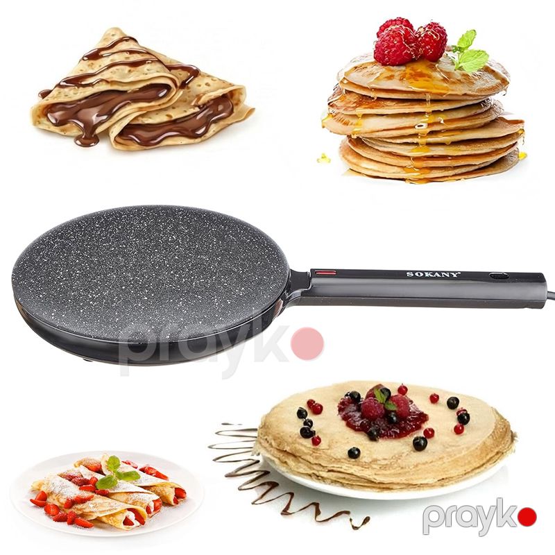 Sokany SK-07068 Crepe Maker 600W Qeyri-yapışdırılmış Bilinçik Hazırlayıcı 600W Krep Hazırlama Maşın — Toster və vaflyasıcı, Bakı (2)