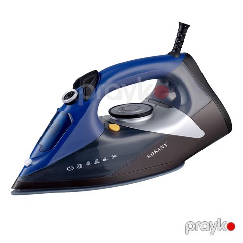 Sokany SK-11018 - Ütü, 2400W Güc, 300 ml Su Çəni ilə, Keramika Altlıqlı Buxar Ütüsü — Bakı