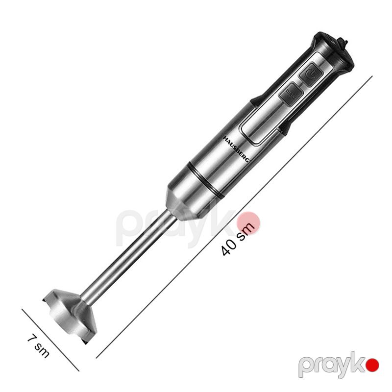 Əl Blenderi Hausberg HB-7668RS Funksional 2 Sürətli Mətbəx Blenderi 750-1000W — Blenderlər, xırdalayanlar və mikserlər, Bakı (3)