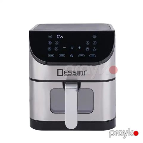 8L Tutuma Malik Dessini Rəqəmsal Air Fryer 1500W Gücündə Elektrik Yağsız Kvadrat Aerofritür Profesiional Ağıllı Rəqəmsal Ekran — Bakı
