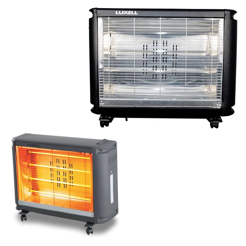 Luxell LX-2811 Elektrikli Qızdırıcı 4 Kvars Borulu Döşəmə Qızdırıcısı Şömine İnfraqırmızı Luxell Qızdırıcısı Kumtel — Isıtıcılar və isı ventilatorları, Bakı (5)