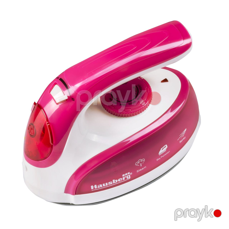 Hausberg HB-7910 - Ütü, 900W, 50ml Su Çəni, Çəhrayı — Ev texnikası, Bakı (4)