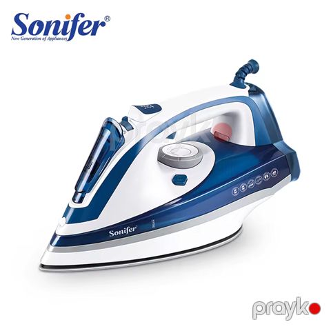 Sonıfer SF-9056 Yüksək Güclü Davamlı Buxar Özəlliyi İlə Peşəkar Geyim Ütüsü 2200W Elektrikli Keramik Buxarlı Ütüsü — Bakı