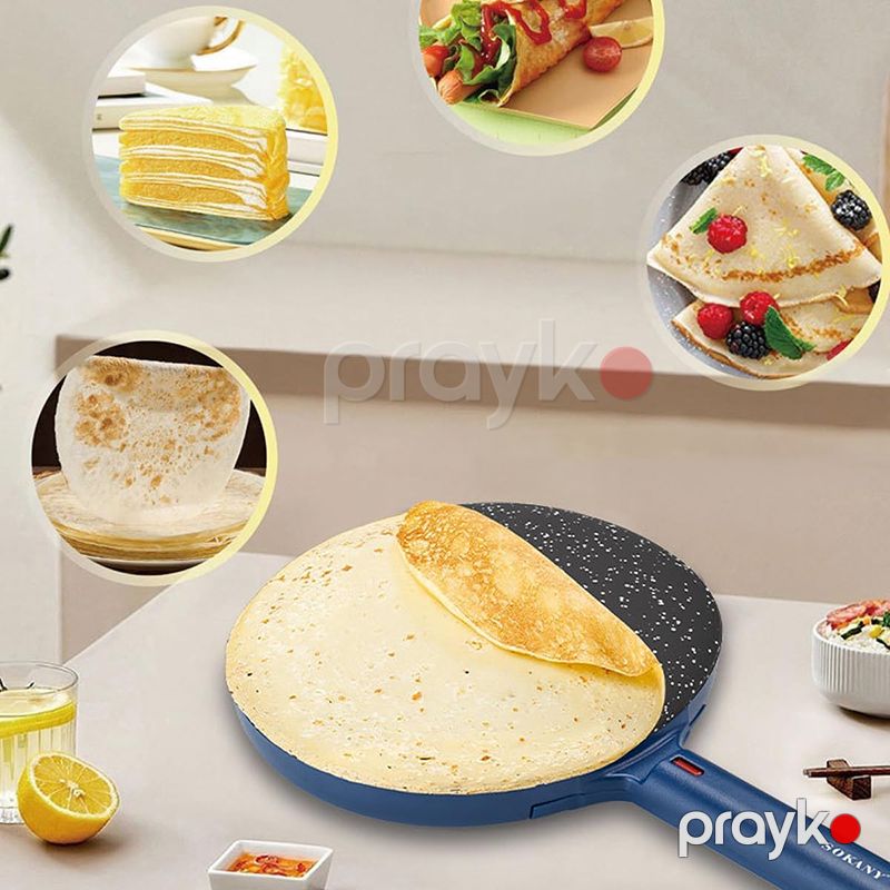 Sokany SK-07057 Krepe Maker Qeyri-yapışdırılmış Bilinçik Hazırlayıcı 600W Krep Hazırlama Maşın — Toster və vaflyasıcı, Bakı (6)