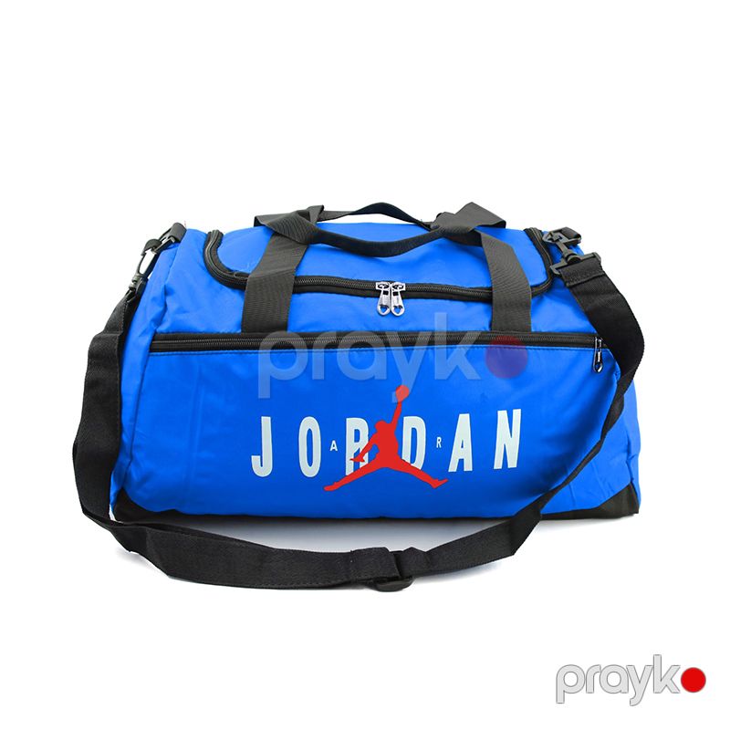 Jordan Sport Səyahət Çantası Unisex Blue İdman Çantası Kiçik Ölçülü Çox Cibli Jordan Sport Çanta Mavi Rengli — Çantalar, çamadanlar, cüzdanlar, Bakı (6)