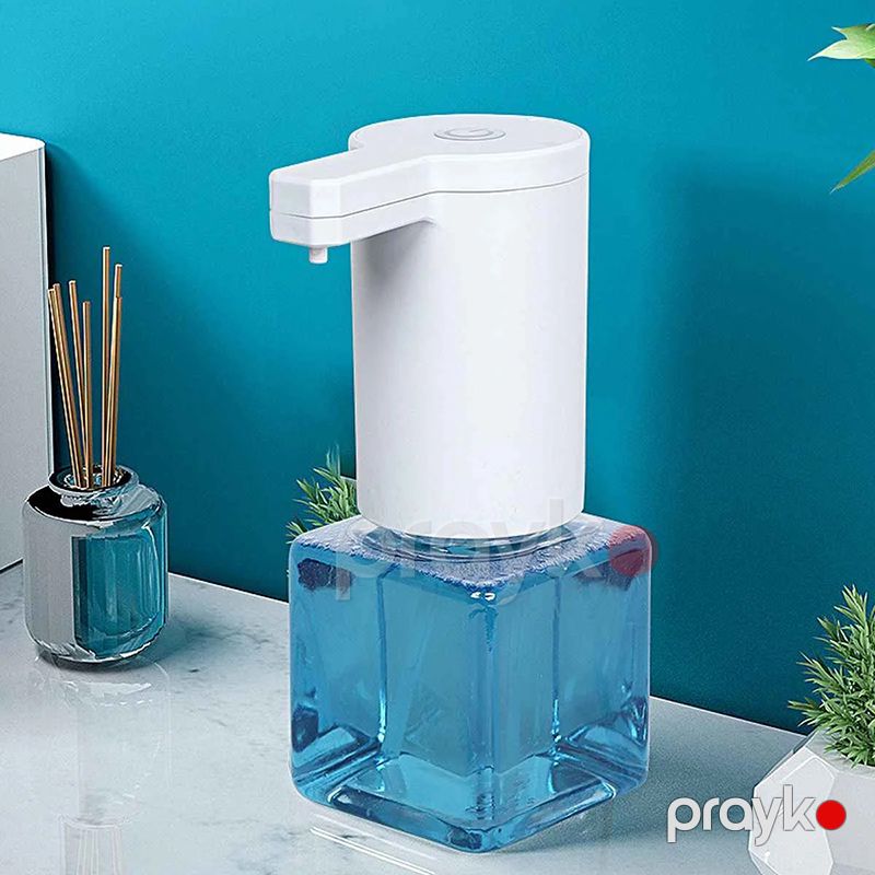 Avtomatik köpük sabun dispenseri USB smart portativ maye sabun dispenseri vanna otağı üçün əl təmizləyici şüşə dispenser — Mallar, Bakı (5)