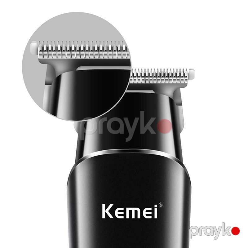 Kemei km-1115 Elektrikli Saç Kəsimi T-formalı Simsiz Bərbər Saç Kəsmə Maşını Güclü Doldurula Bilən Trimmer — Usturalar, trimmerler və epilyatorlar, Bakı (3)