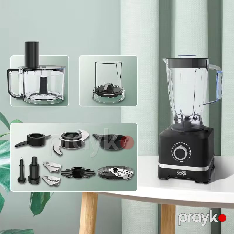 Wınnıng Star ST-5537 Çoxfunksiyalı Blender 3-ü 1 Arada Üyüdücü Blender 600W Gücündə — Blenderlər, xırdalayanlar və mikserlər, Bakı (6)