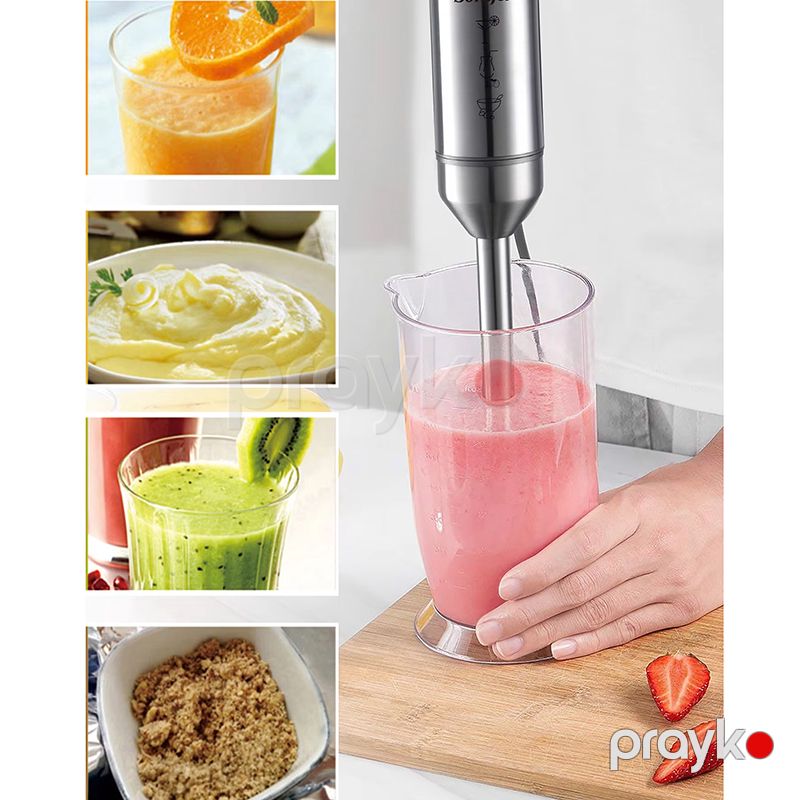 Sonifer SF-8070 Çoxfunksiyalı Blender Əl Blenderi İki Sürətli Blender Paslanmaz Polad Blender 800 W — Blenderlər, xırdalayanlar və mikserlər, Bakı (6)