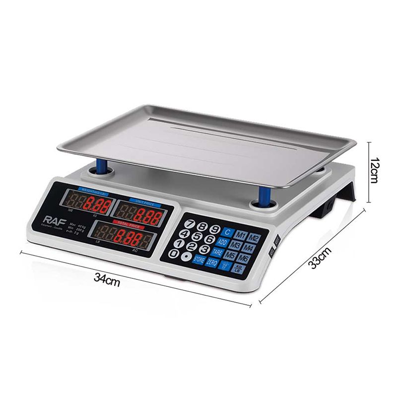 RAF R.10040 Rəqəmsal Tərəzi Şarj Olunan Elektrik Tərəzi 40 kq Metbex terezisi — Tərəzi, Bakı (6)