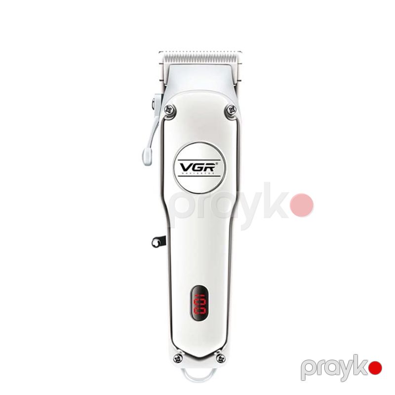 VGR LED Salon Series Professional Saqqal Saç Kəsmə Makası Peşəkar İstifadə Üçün Uygun Orjinal Qablaşdırılma Təraş Maşını — Usturalar, trimmerler və epilyatorlar, Bakı (3)