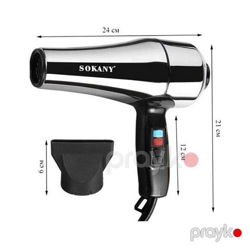 Sokany MD-3000 Saç Feni Saç Şəkilləndirici Fen Saç Quruducu Fen Hava Feni 2400W — Fən, Bakı (5)