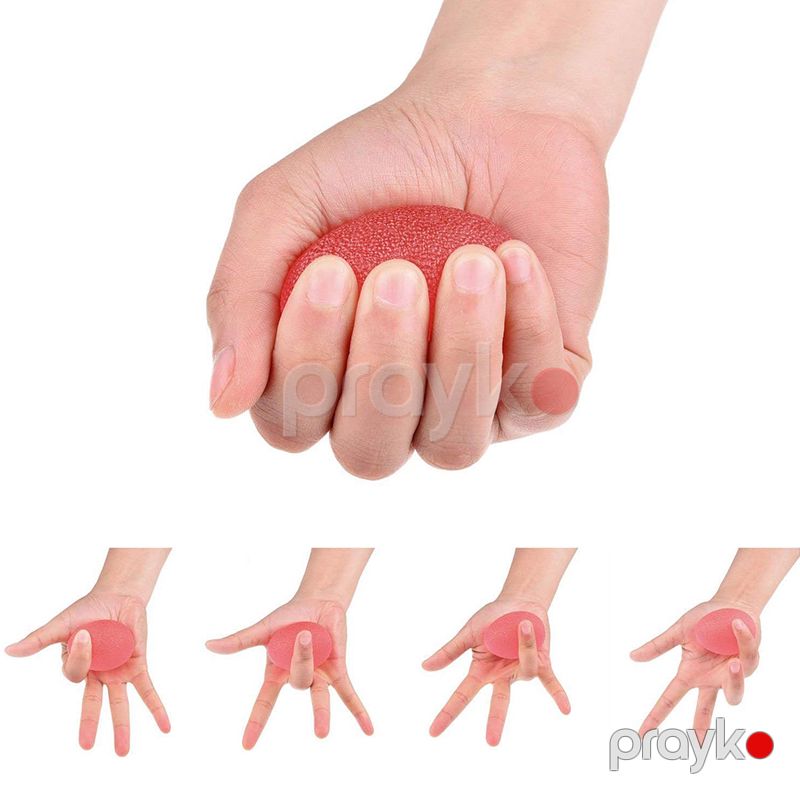 Əl Məşqi Üçün Power Ball Yumurta Formalı Rəngli Əl Məşq Topları Masaj Funksiyalı Yumuşaq Espander Masaj Topu — Fitness və simulyatorlar, Bakı (6)