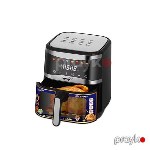 Sonifer SF-1044 Çoxfunksiyalı Elektrikli Qızardıcı Böyük Tutumlu Elektrikli Qızardıcı 8.2L Airfryer — Bakı