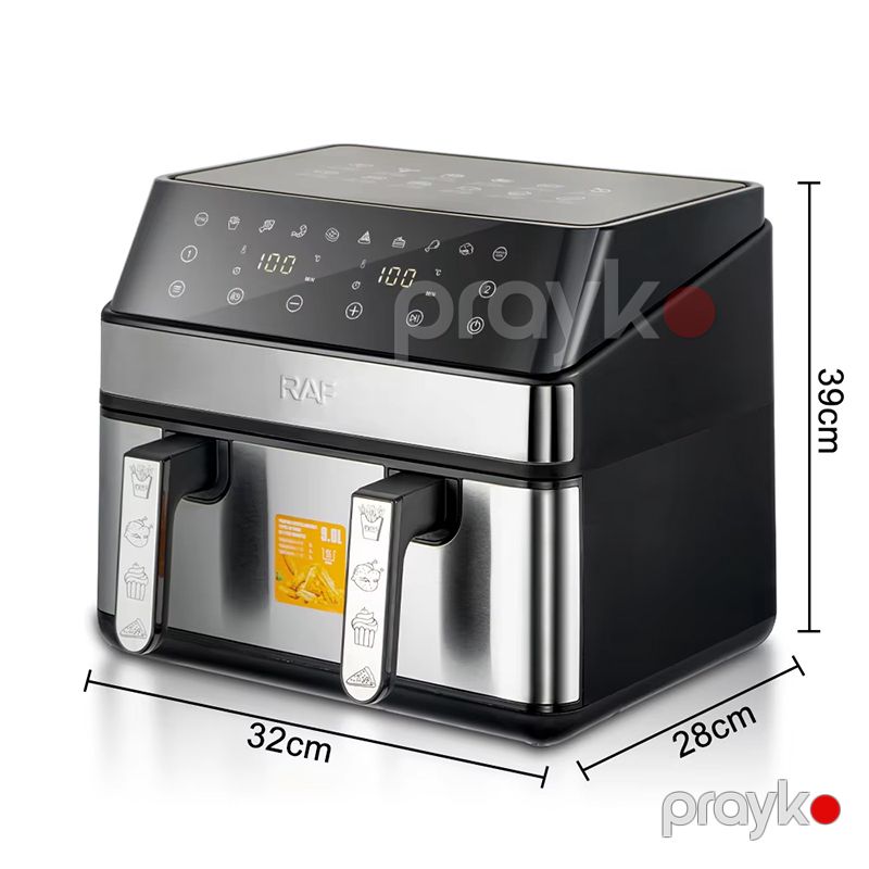 RAF R.5270 Çoxfunksiyalı Elektrikli Qızardıcı Hava Fritöz Airfryer 2000W — Digər mətbəx texnikası, Bakı (7)