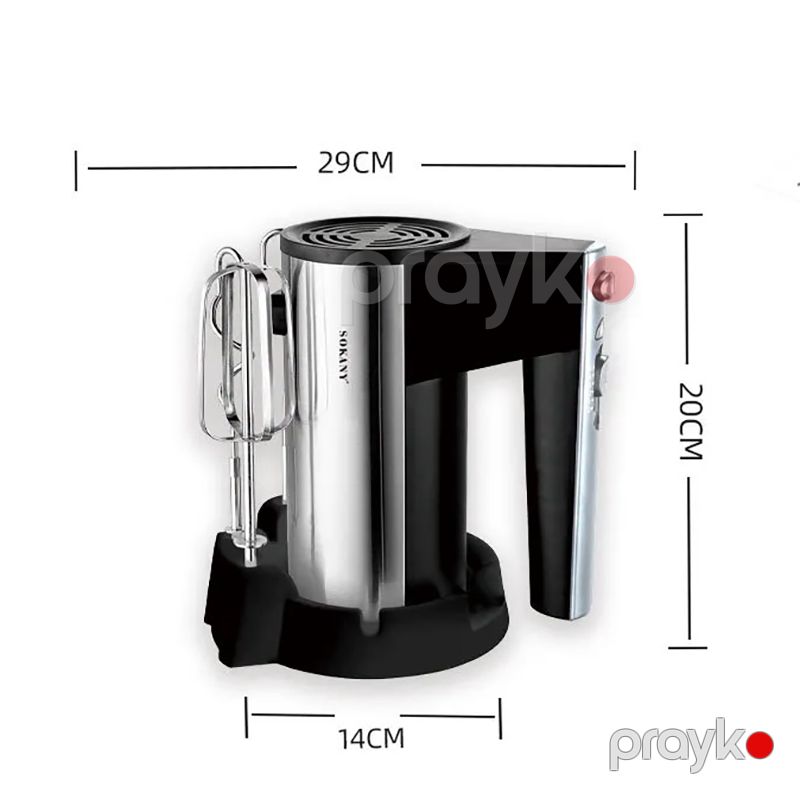 Sokany SK-6629-2 Çoxfunksiyalı Elektrikli Mikser Yumurta Çırpıcı Mikser 300 W — Blenderlər, xırdalayanlar və mikserlər, Bakı (3)