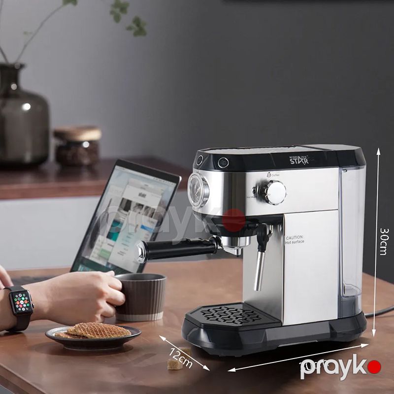Winning Star ST-9709 Espresso Çoxfunksiyalı İsti Kofe Dəmləyici Maşını Portativ Qəhvə Maşını 1450W — Digər mətbəx texnikası, Bakı (5)