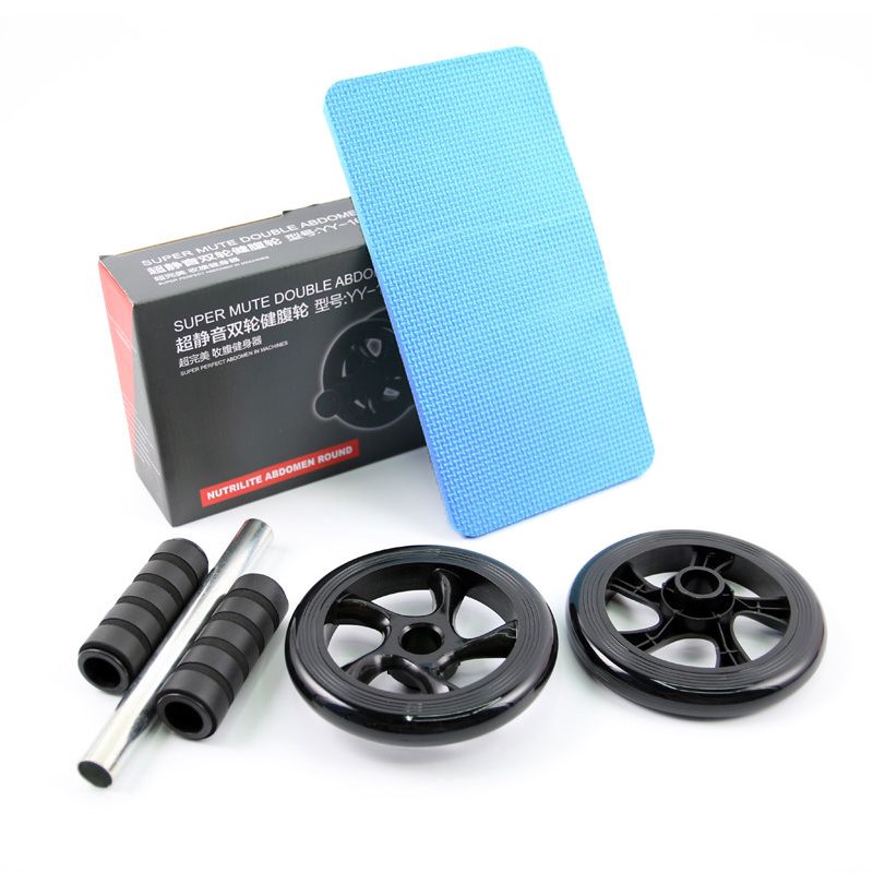 Press Çarxı Super Səssiz İki Təkərli Abdominal Məşq Roller — Fitness və simulyatorlar, Bakı (2)