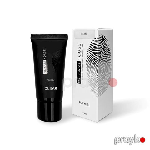 Dırnaqların qurulması və modelləşdirilməsi üçün poligel Mozart House Clear 30 q — Bakı