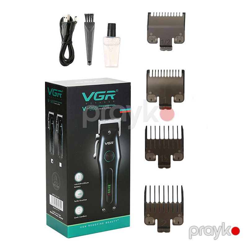 VGR V-969 Professional Salon Seriyası Saç Kəsmə Makası Turbo Funksiyalı Saç Kəsmə Makası — Usturalar, trimmerler və epilyatorlar, Bakı (6)