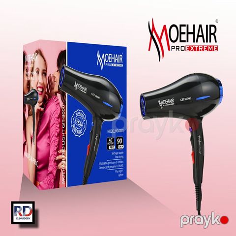 Moehair MO-7071 Saç Qurutma Feni Rengli Mənfi İon Texnologiyası İlə Elektrikli Hava Feni — Bakı