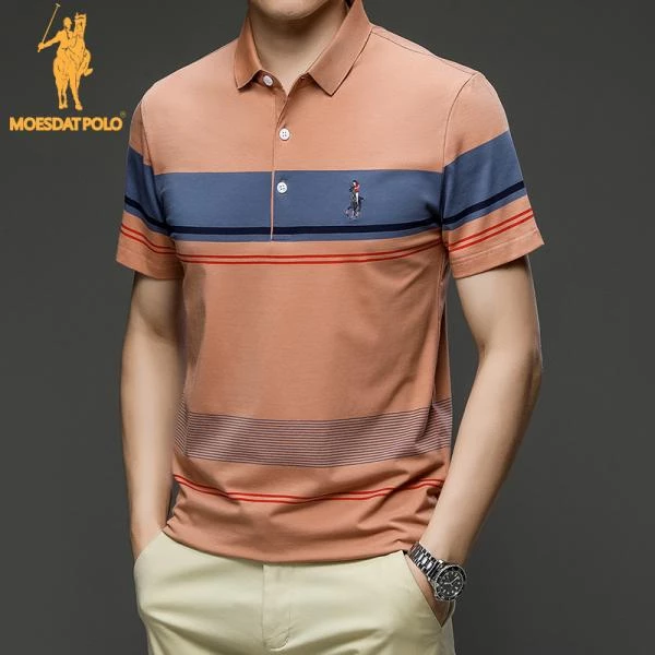 Polo 100% pambıq trikotajdan kişi köynəyi — Men's clothing