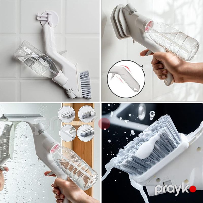 Mətbəx Təmizləmə Fırçası Dəsti 5 Ədəd Avtomobil Hamam Mətbəx Üçün Plastik Skrubber Fırça Şüşə Yuma Fırçası — Mallar, Bakı (4)