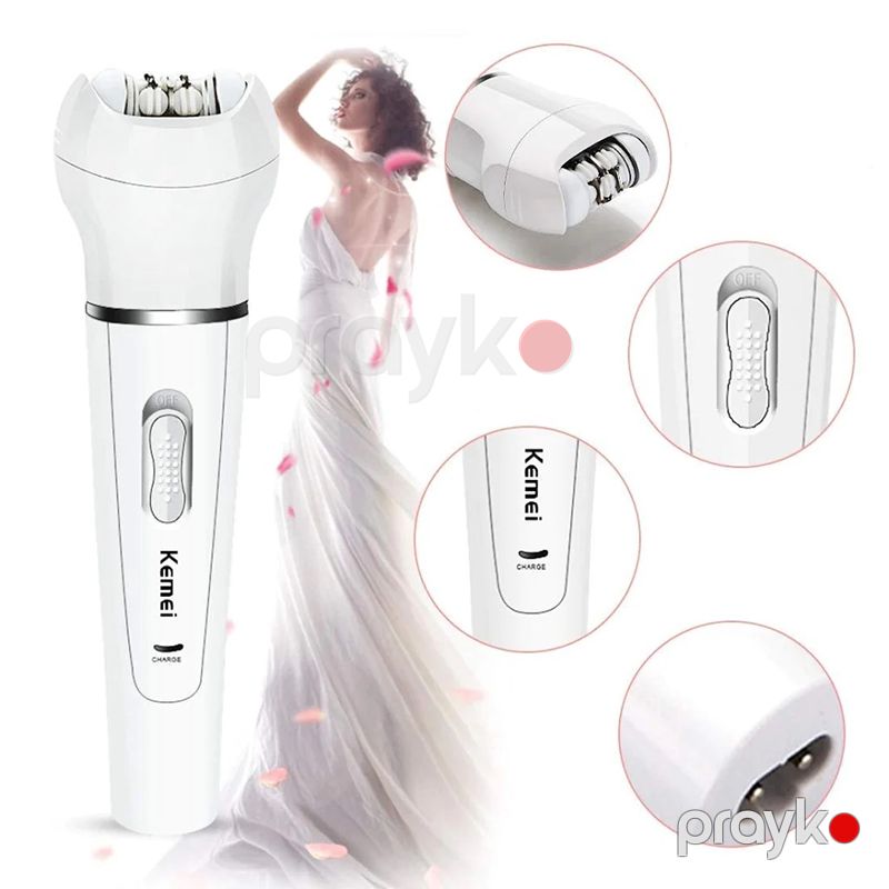 Kemei 5-də 1 Bütün Bədən Və Üz Təmizlənməsi Üçün Ağrısız Epilator Dəsti Müxtəlif Başlıqlı Epilyator Dəsti — Usturalar, trimmerler və epilyatorlar, Bakı (4)