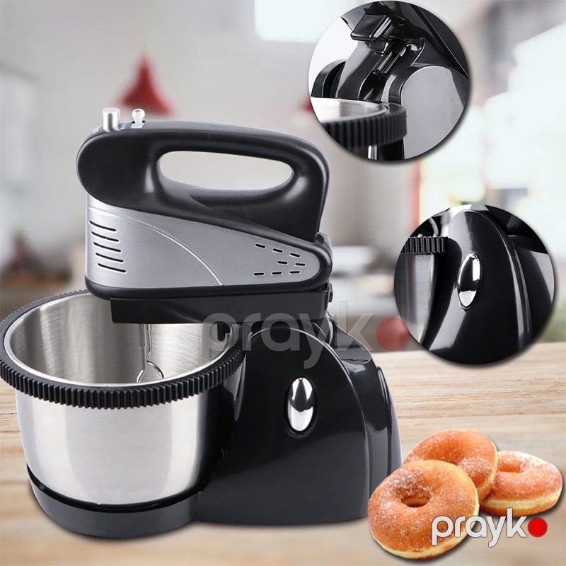 Haeger HG-6661 Çoxfunksiyalı 2-si 1 Arada Standlı Mikser Əl Mikseri Yumurta Çırpıcı Xəmir Yoğuran Mikser — Blenderlər, xırdalayanlar və mikserlər, Bakı (3)